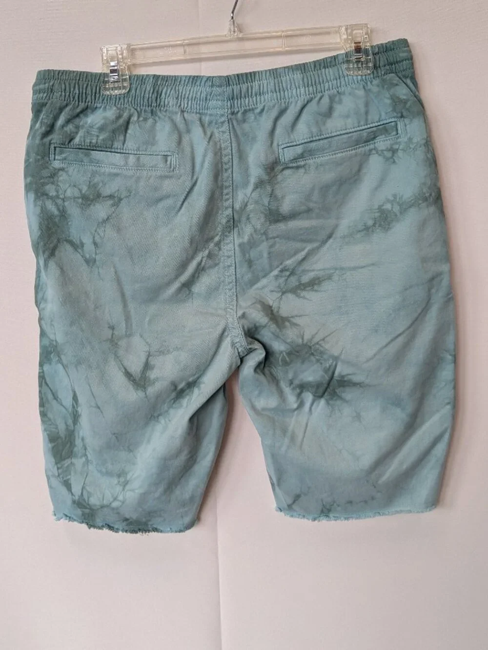 Men's Teal Tie-dye Jogger Shorts